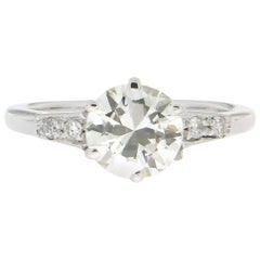 Handcraft Diamond 18 Karat White Gold Engagement Ring