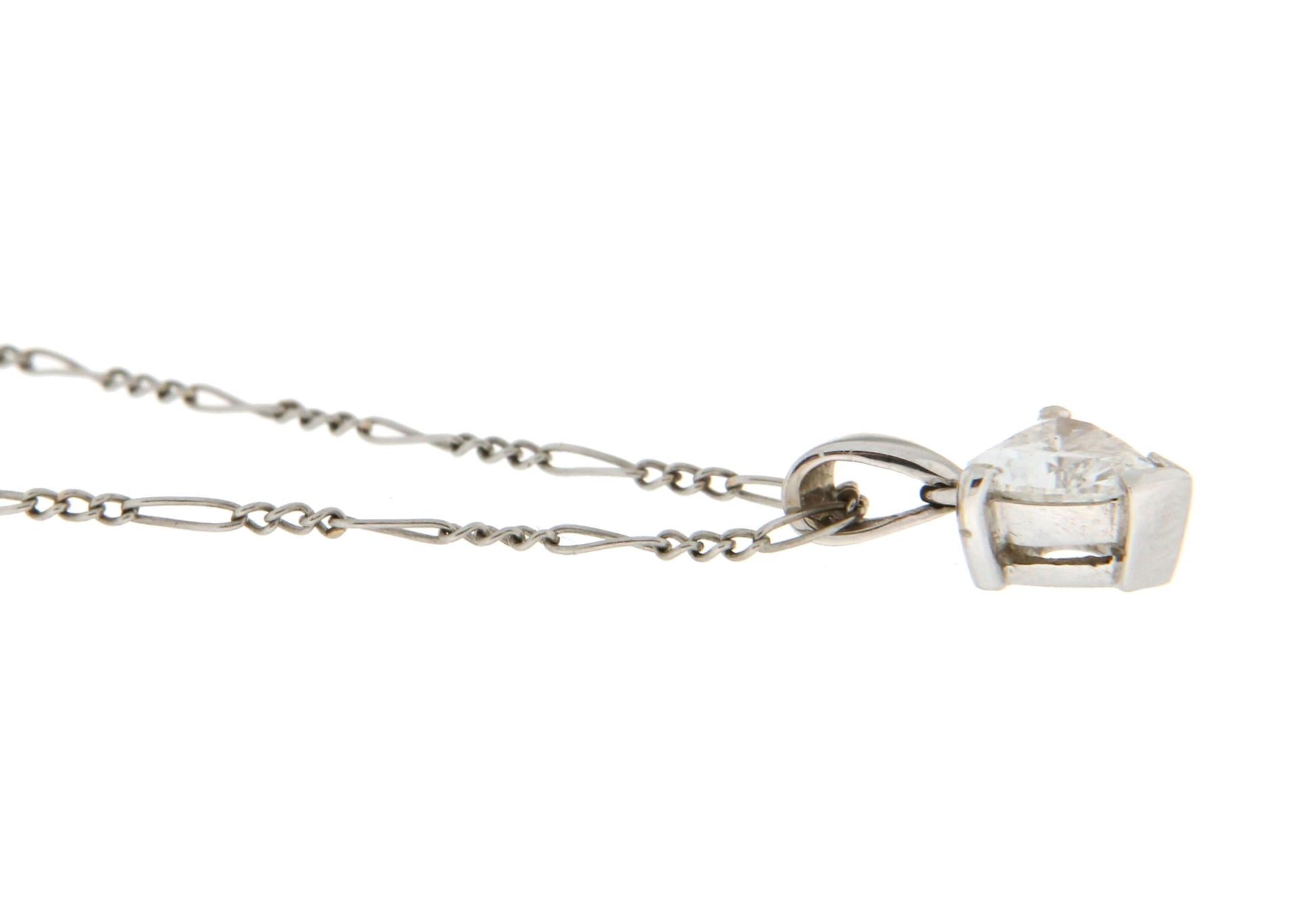 Artisan Handcraft Diamond Heart Platinum Pendant Necklace For Sale