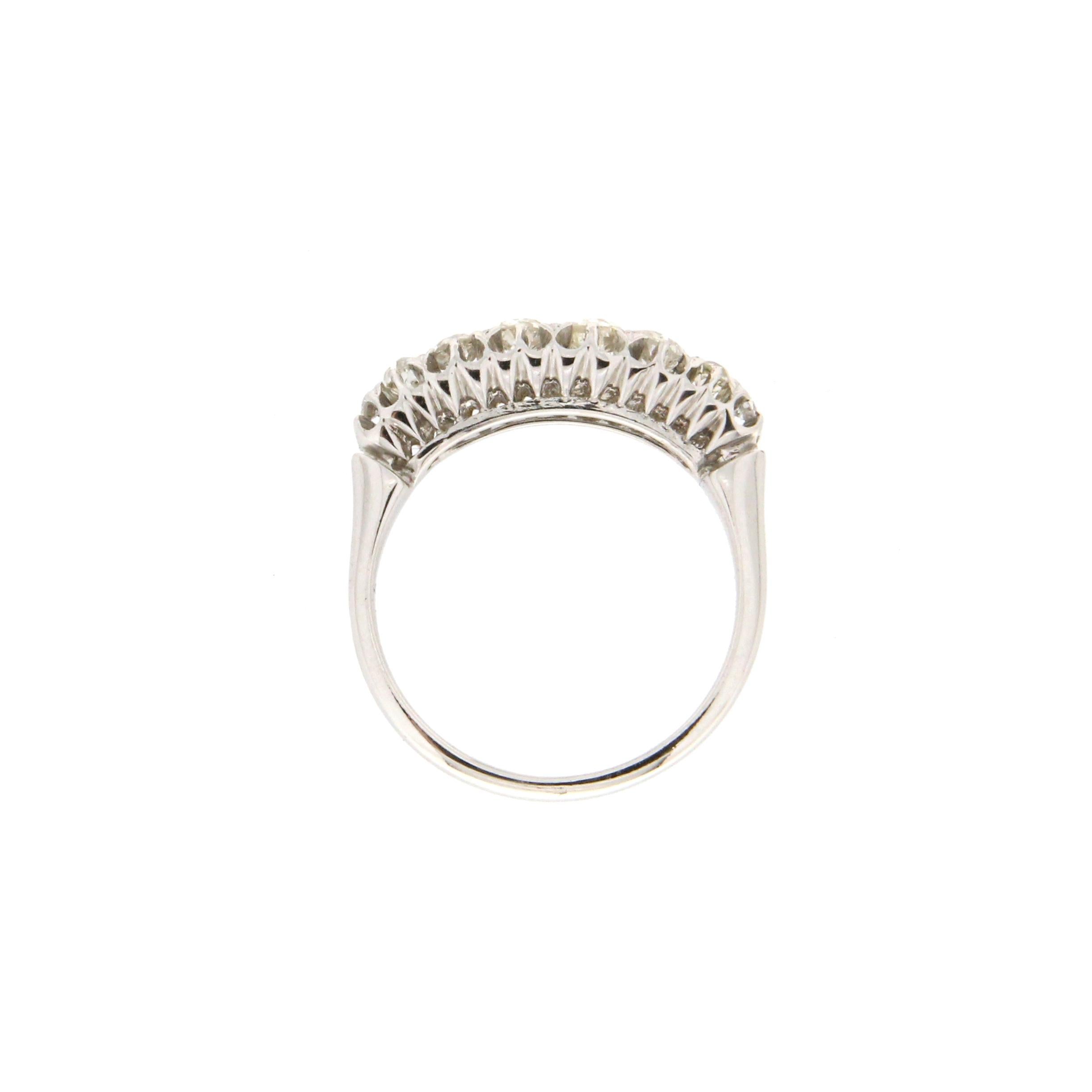 Handcraft Diamonds 18 Karat White Gold Engagement Ring 1