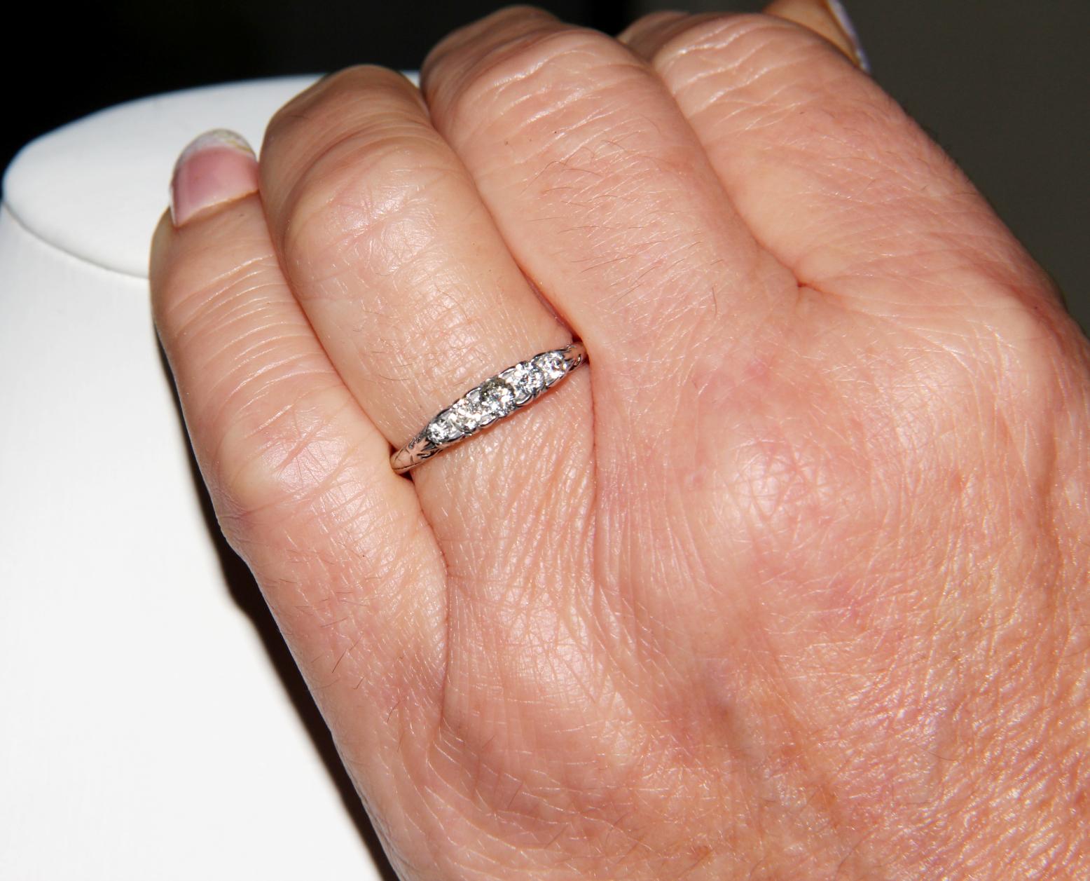 Handcraft Diamonds 18 Karat White Gold Engagement Ring 1