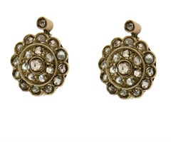 Handcraft Diamonds 9 Karat Yellow Gold Stud Earrings