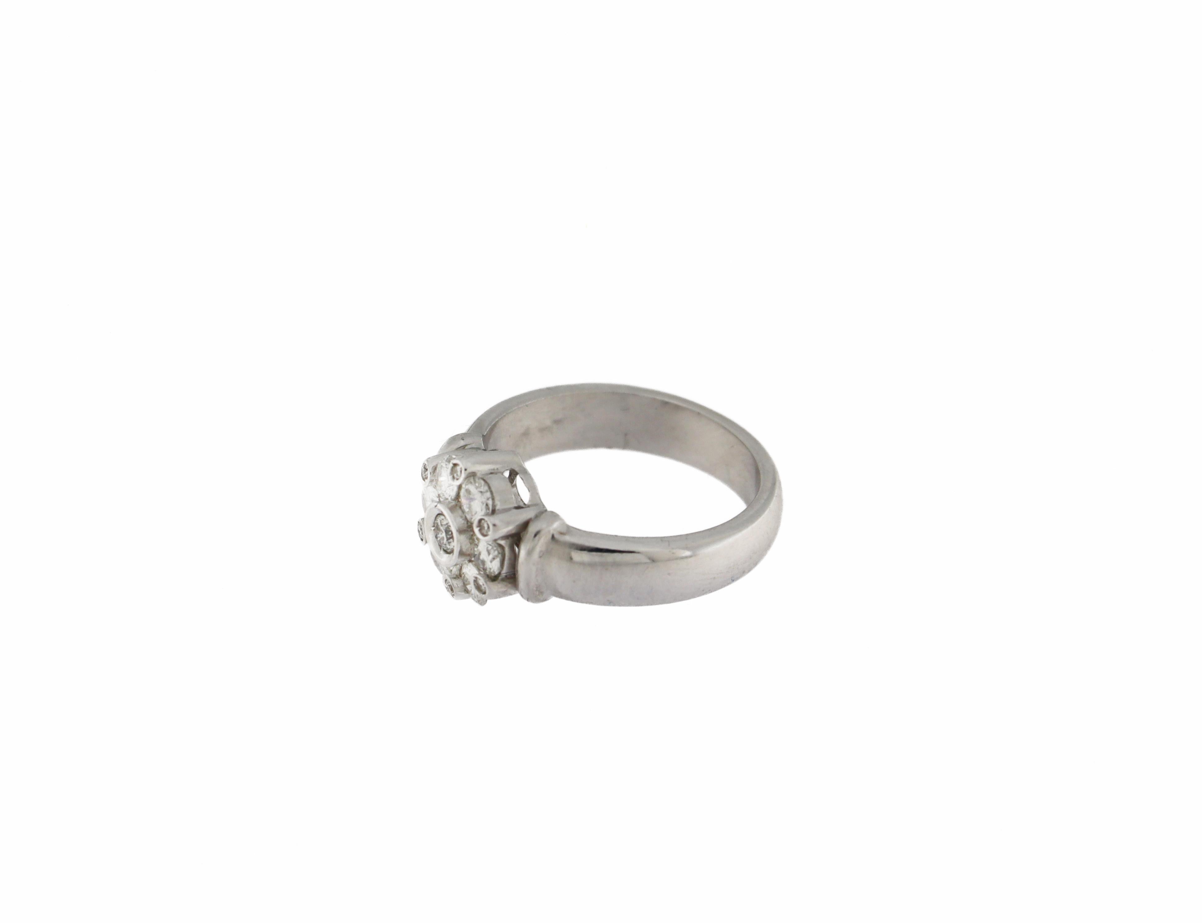 Handcraft Diamanten Platin Verlobungsring im Angebot 8