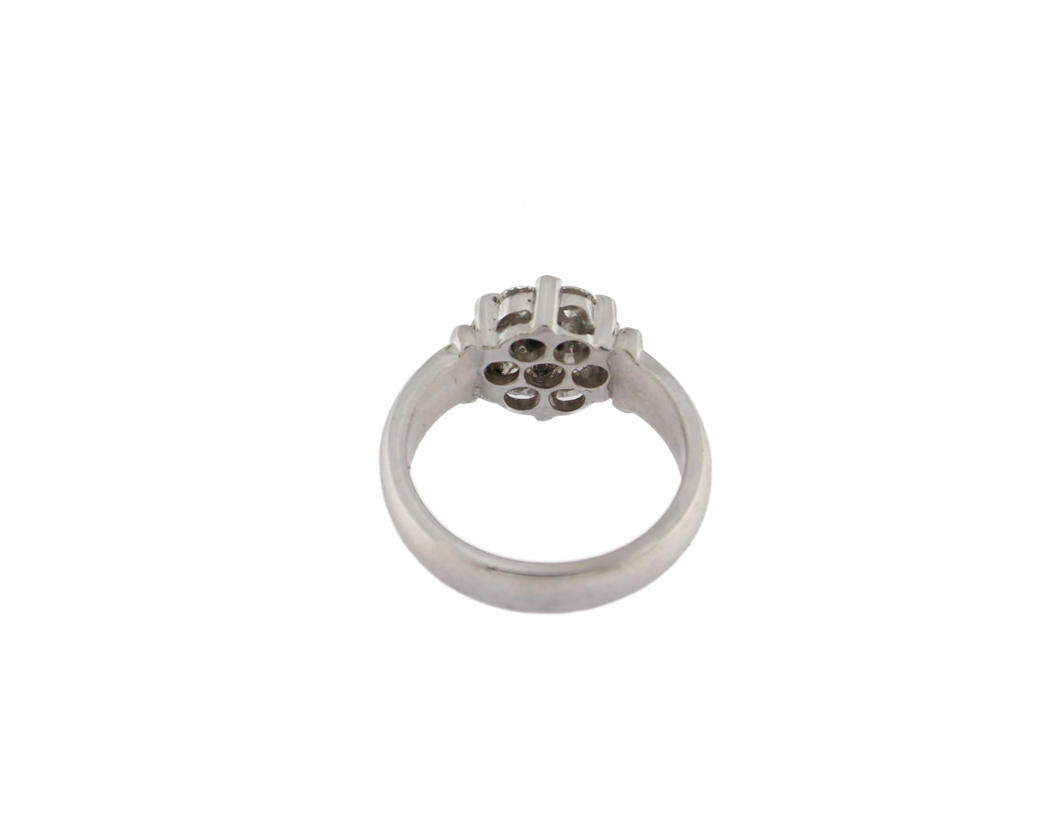 Handcraft Diamanten Platin Verlobungsring im Angebot 10