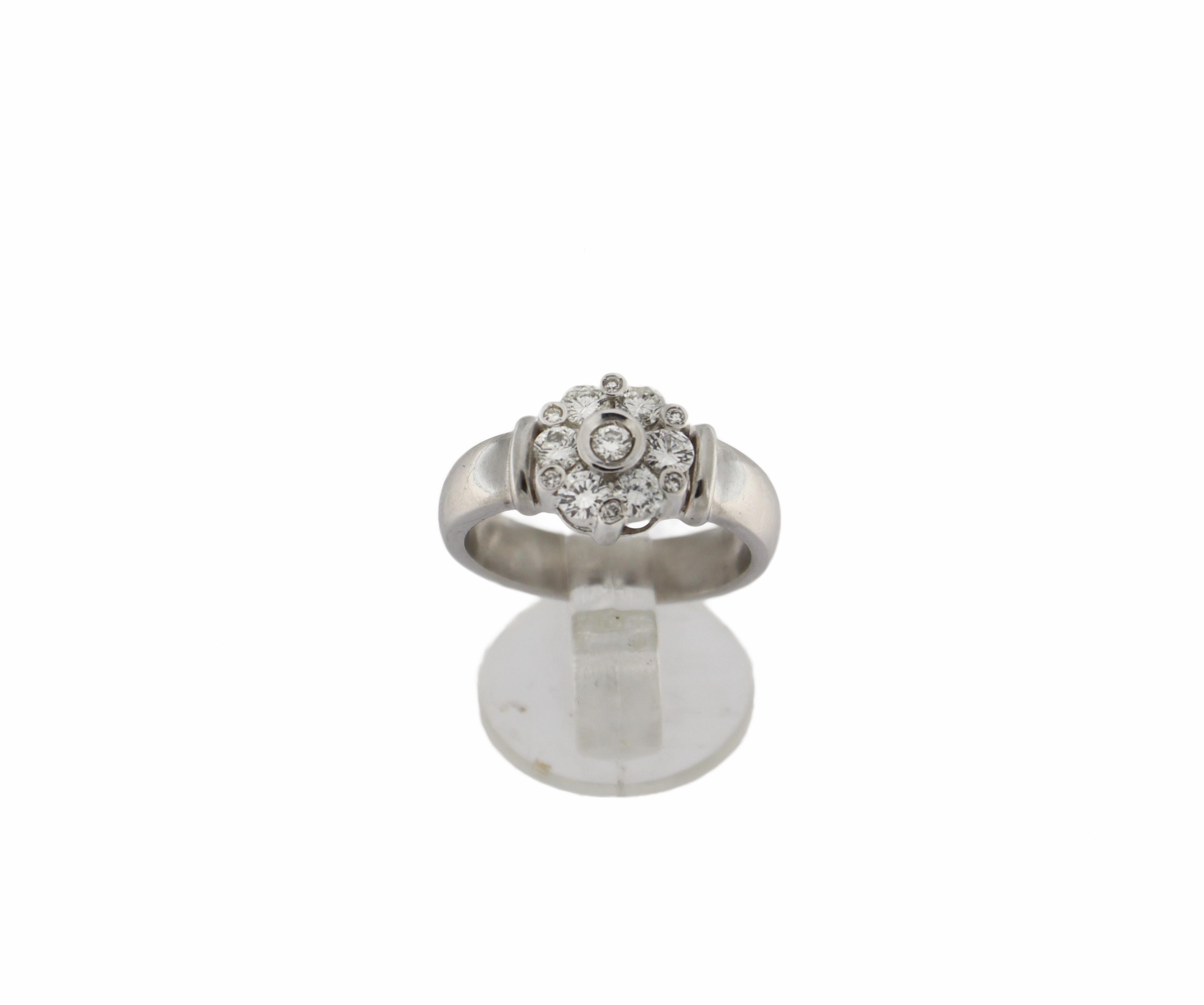 Handcraft Diamanten Platin Verlobungsring im Angebot 13