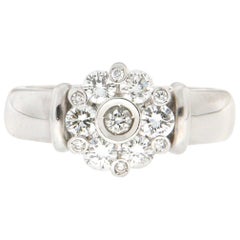 Used Handcraft Diamonds Platinum Engagement Ring