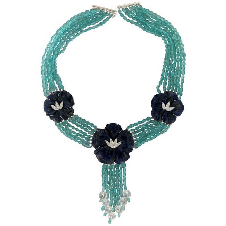 Collier ras-de-cou multi-brins avec boules | Emporio Armani