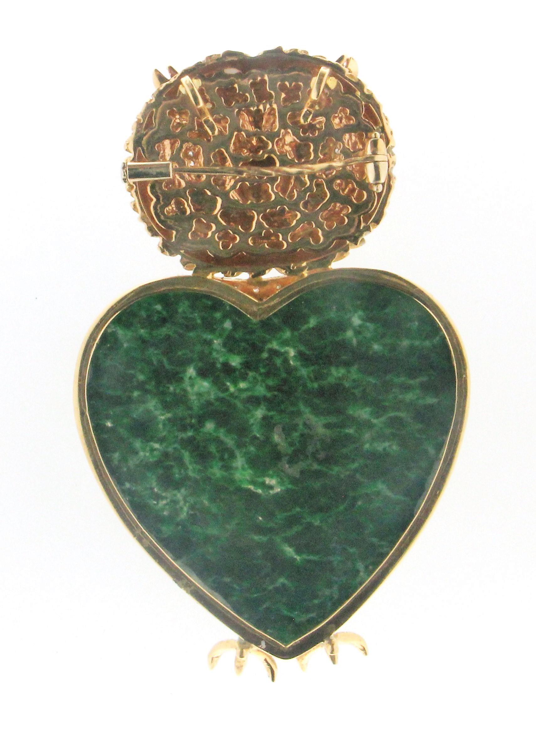 For any problems related to some materials contained in the items that do not allow shipping and require specific documents that require a particular period, please contact the seller with a private message to solve the problem.
Owl 18 karat yellow