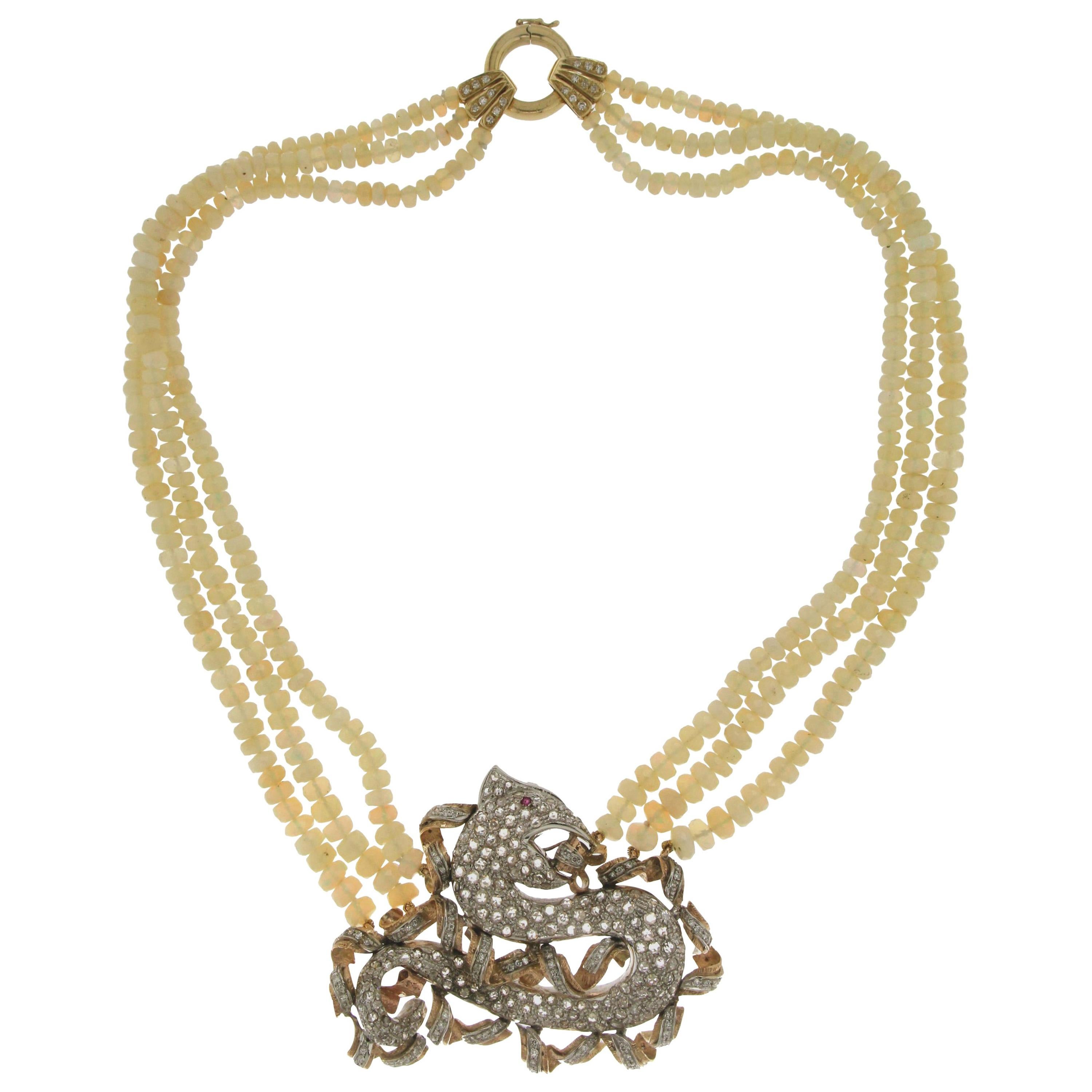 Aazon.co: oonstone Necklace - Natural Raw Stone Pendant Necklace