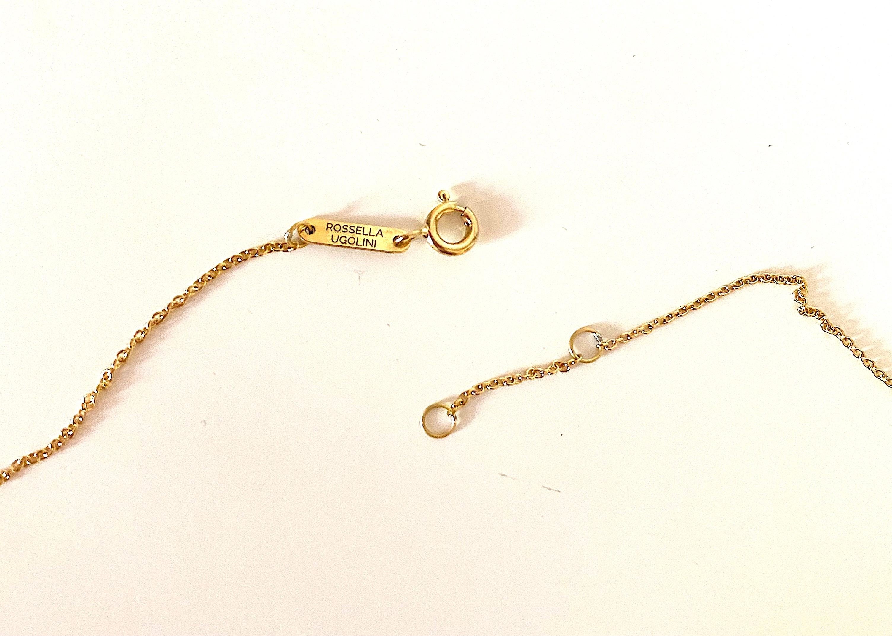 Halskette mit Anhänger, 18 Karat Gelbgold Citrin Rubine Design im Angebot 3