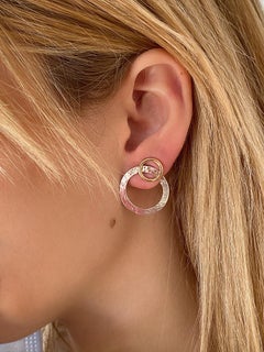 Handcrafted 24 Karat Gold Plated Sterling Silver Small Hoops Earrings