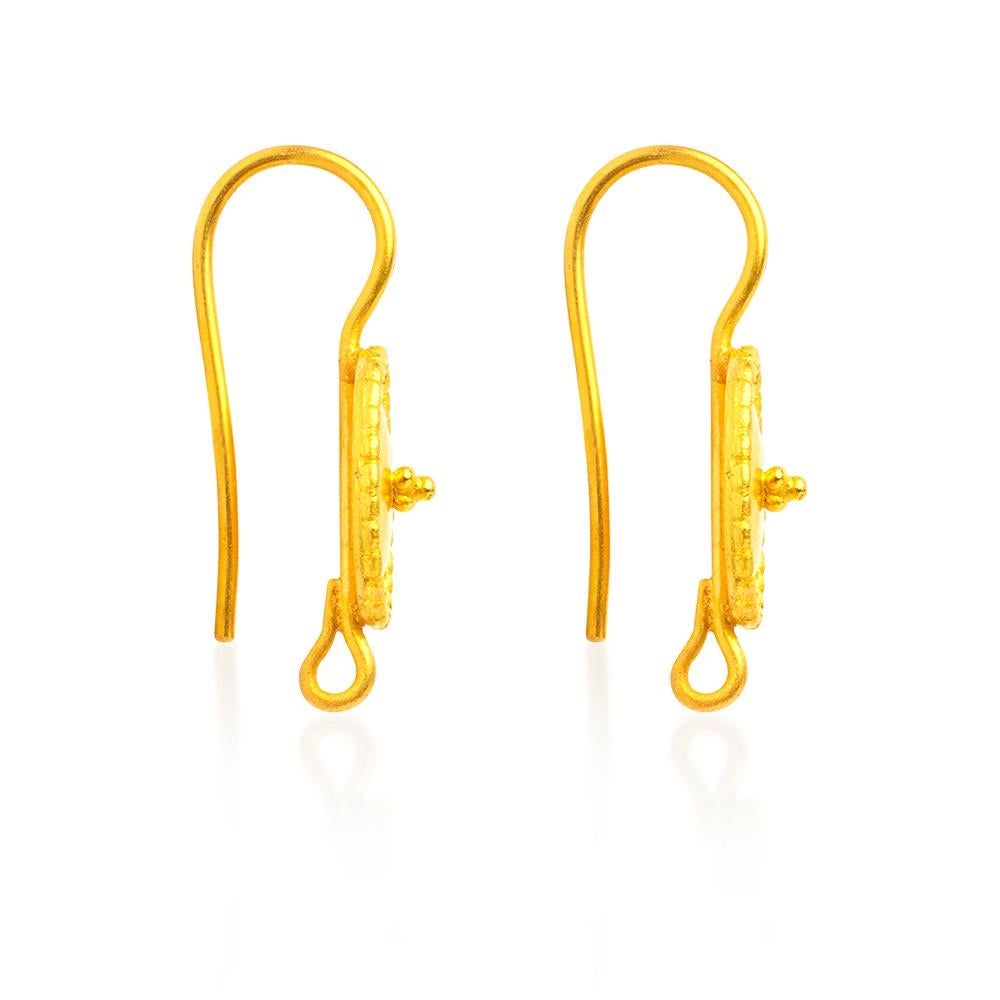 roman earrings gold