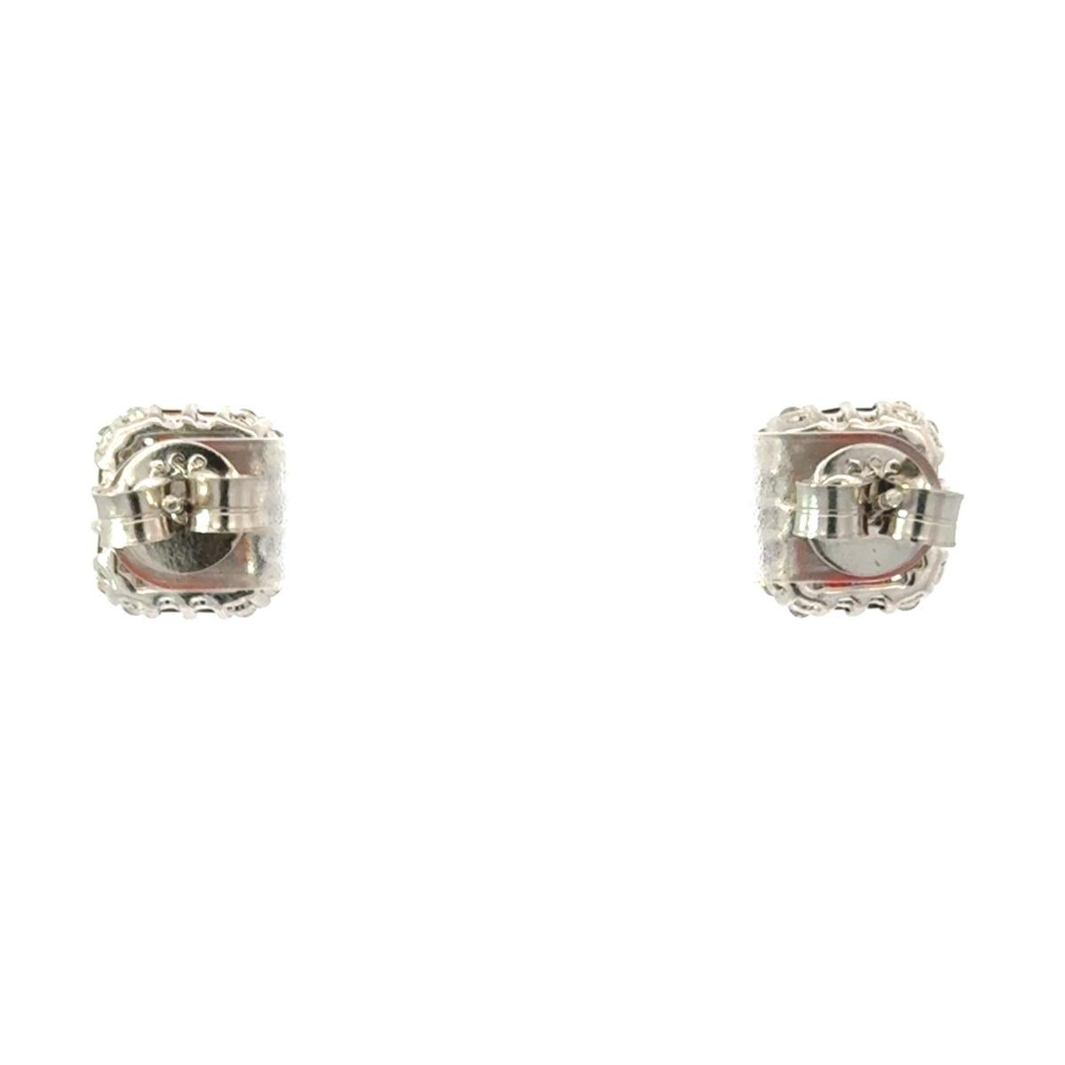 Orecchino con borchie per la mamma in argento con granato di 4,15 ct. in vendita 1
