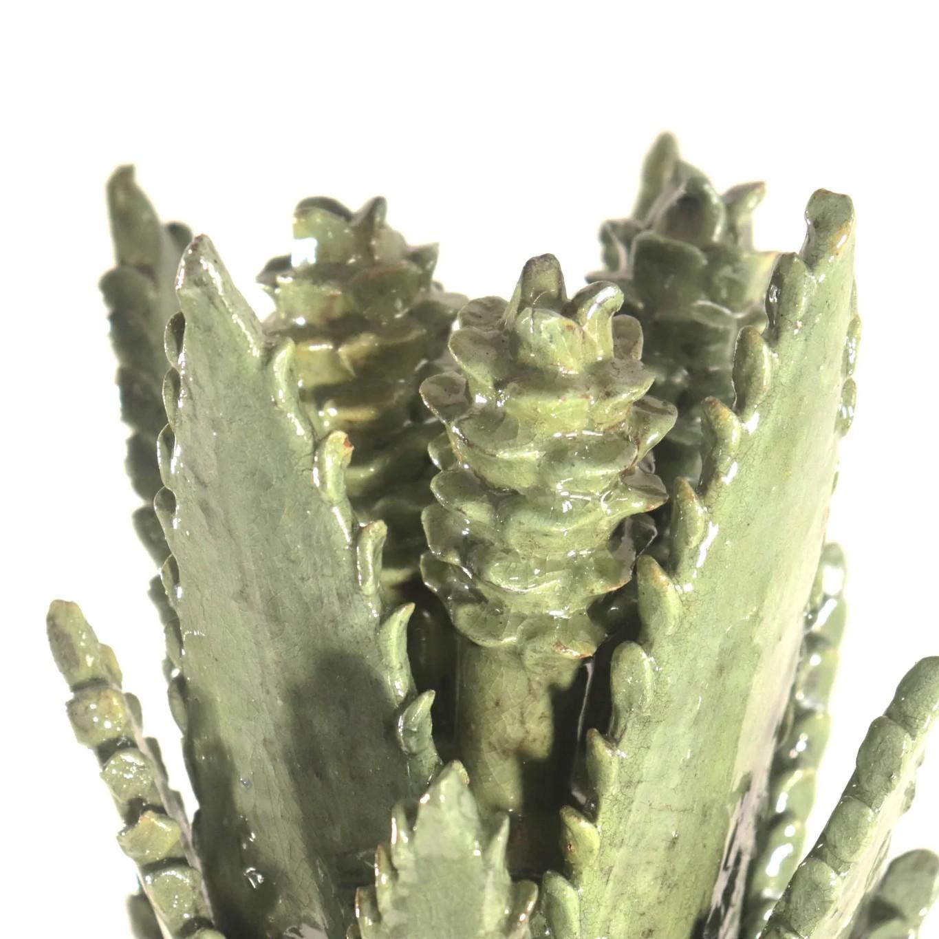 Ananas en céramique 50 fabriqué à la main - Fabriqué au Mexique Excellent état - En vente à Hallandale Beach, FL