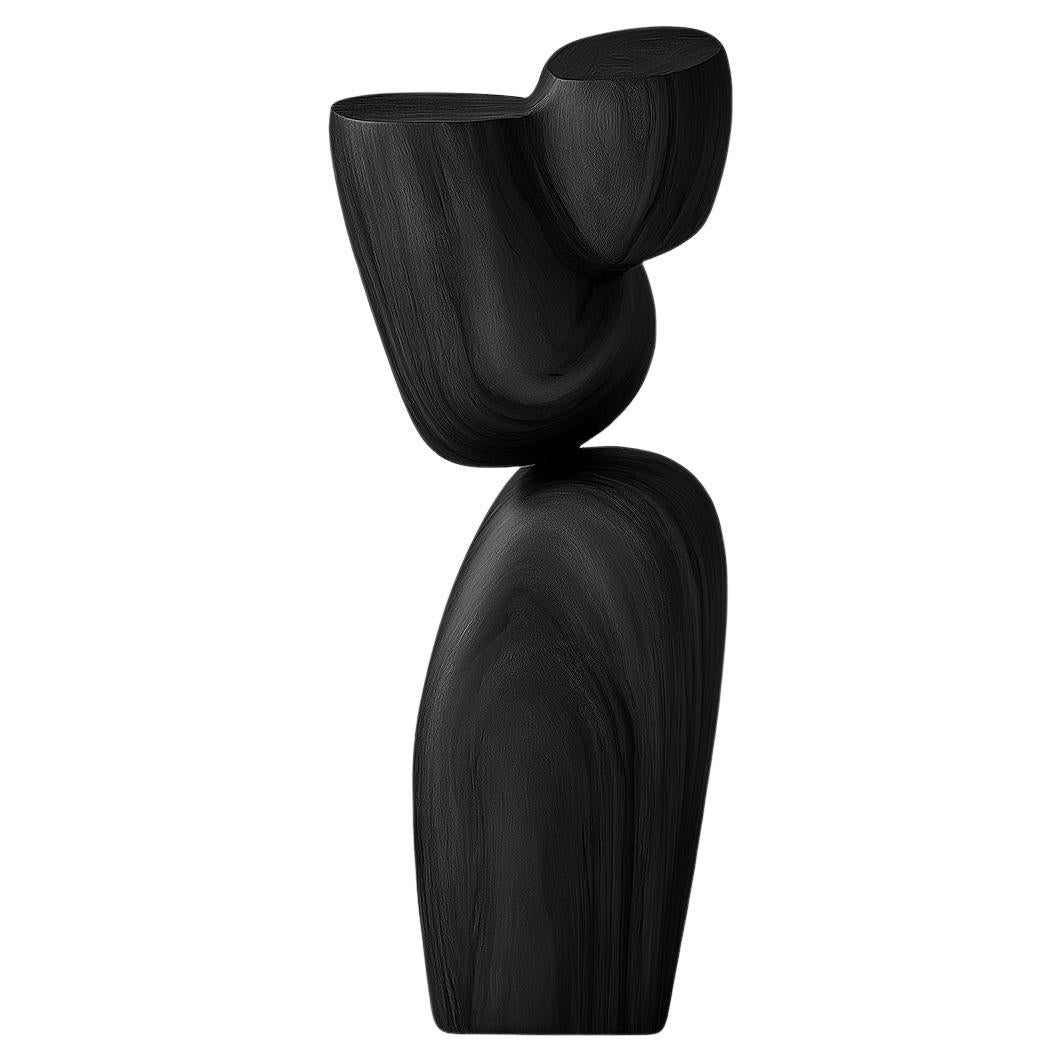 Arte astratta artigianale Lull No52 - Scultura in legno di Joel Escalona