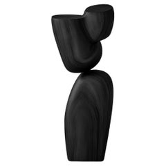 Handcrafted Abstract Art Lull No52 – Wooden Sculpture by Joel Escalona