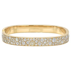 Handcrafted Alex Cobblestone Bangle Bracelet by Single Stone