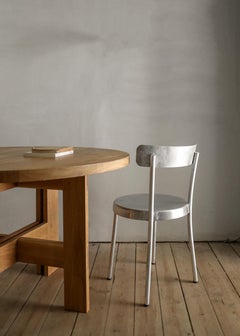 FRAMA Handcrafted Aluminium Minimal Industrial Design Outdoor Indoor Tasca Chair