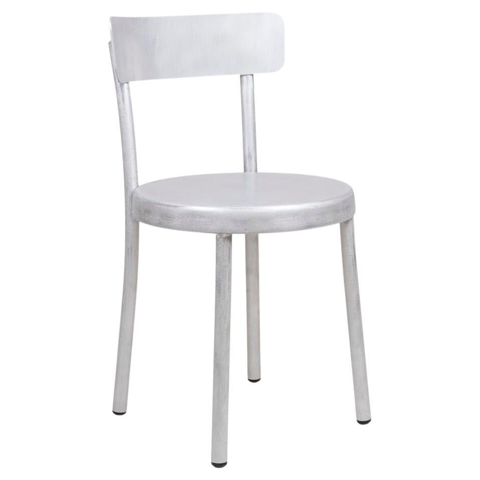 FRAMA Handcrafted Aluminium Minimal Industrial Design Outdoor Indoor Tasca Chair For Sale