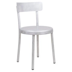 FRAMA Handcrafted Aluminium Minimal Industrial Design Outdoor Indoor Tasca Chair