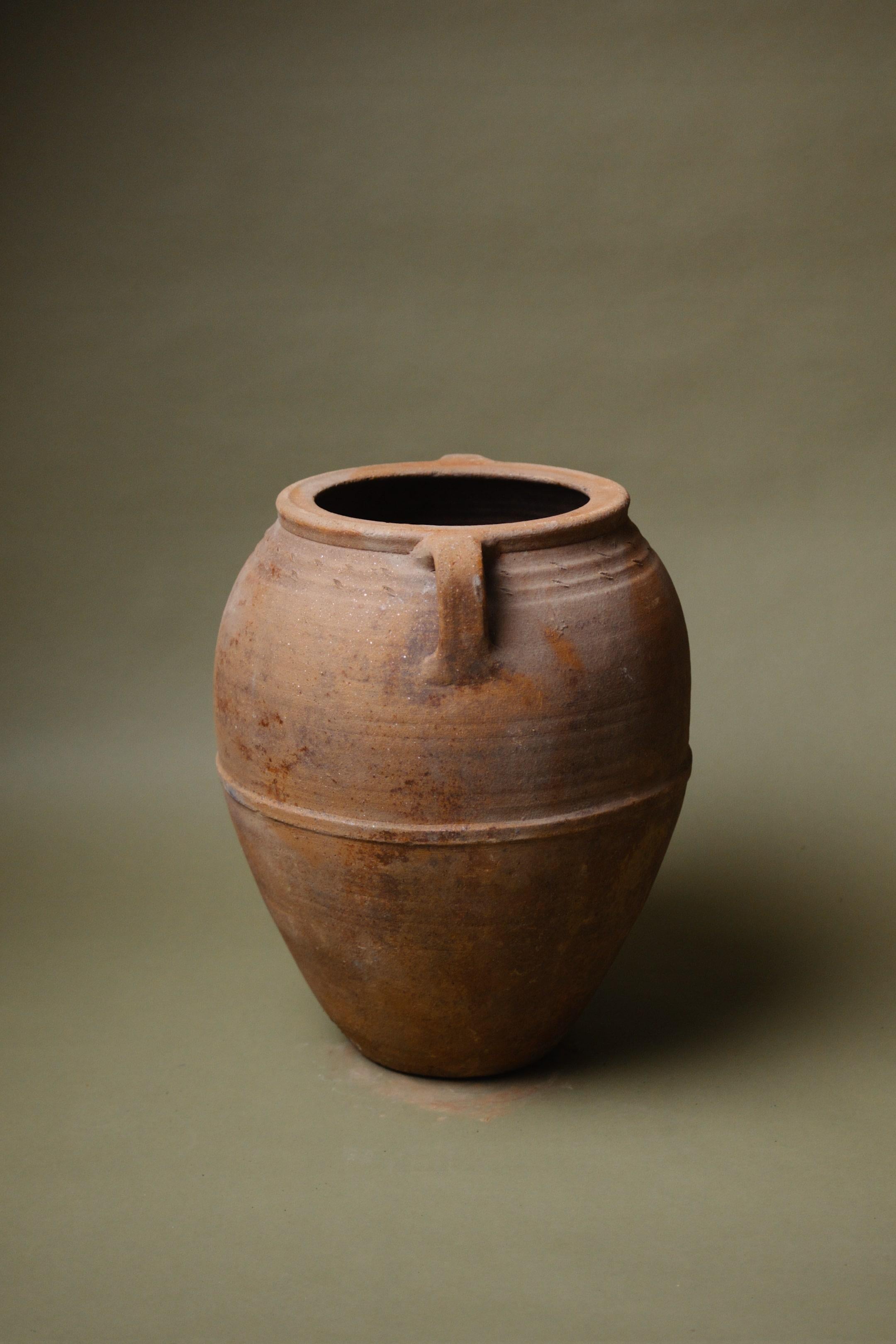 Handcrafted Anatolian Rustic Earthenware Storage Vessel For Sale 1