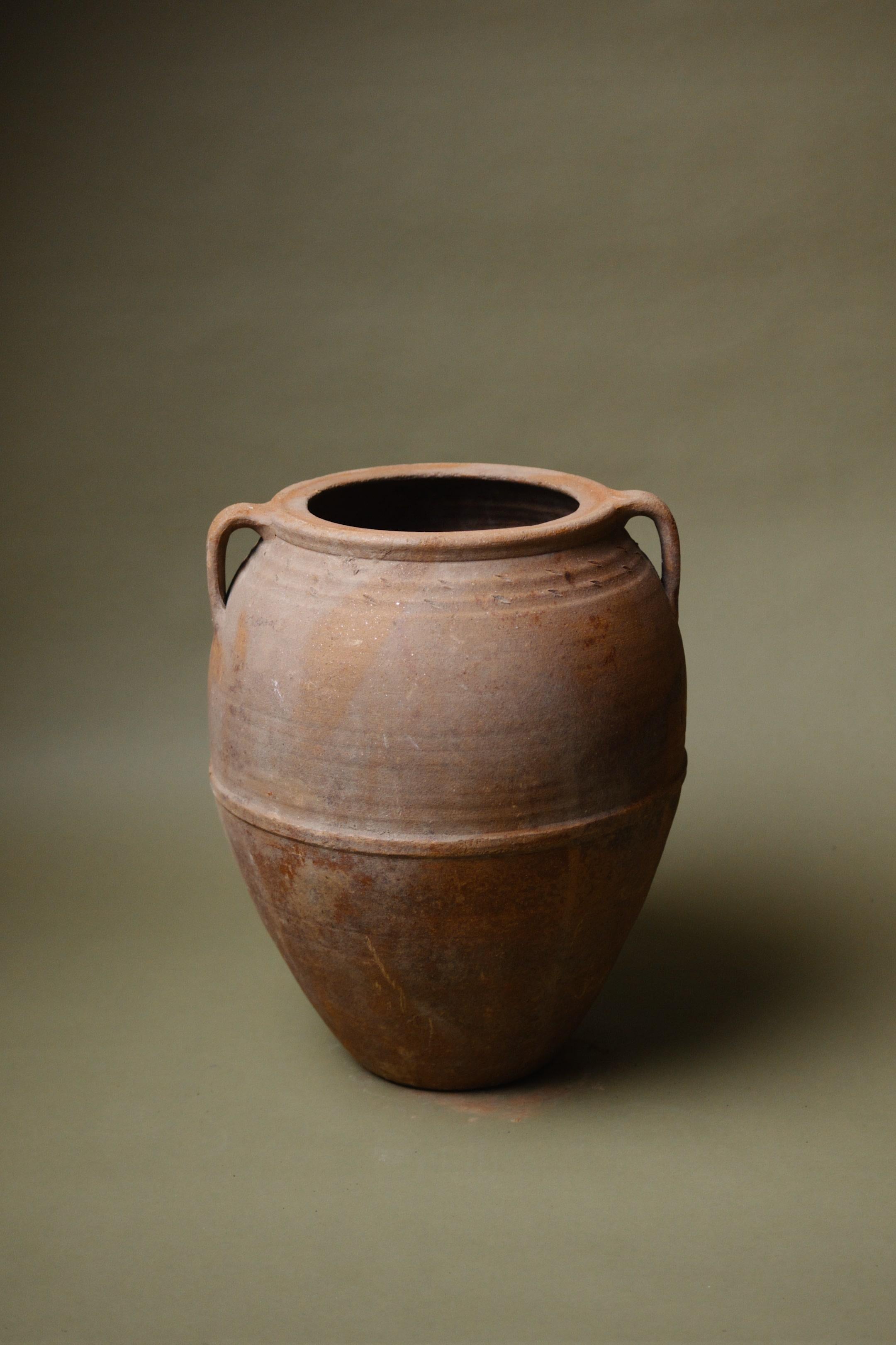 Handcrafted Anatolian Rustic Earthenware Storage Vessel For Sale 2