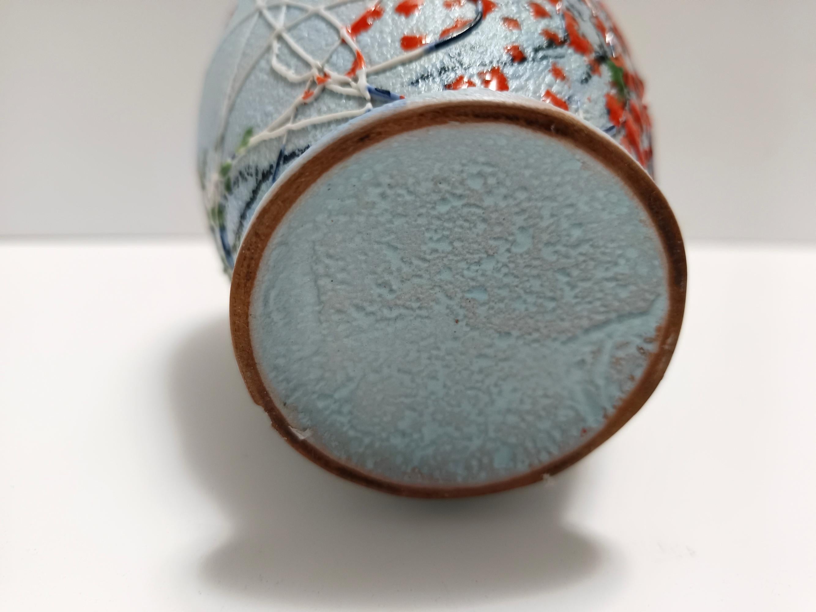 Vaso in ceramica multicolore, realizzato e dipinto a mano da Fanciullacci, Italia in vendita 6