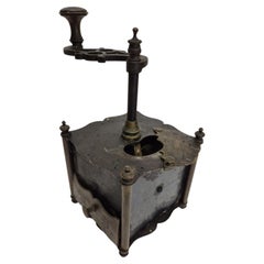 Handcrafted Antique German Coffee Grinder, Biedermeier Hsitorism late 1800s