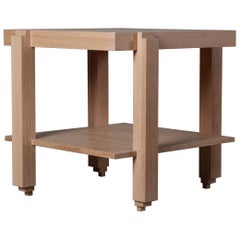 Handcrafted Architectural English Oak Table