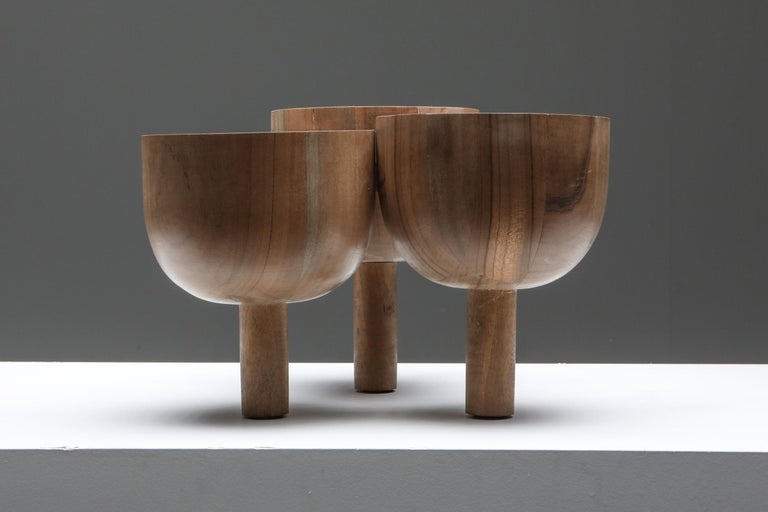 Arno Declercq, Belgian design, handcrafted

Made in African walnut, sanded and finished with varnish.
Measures: 30 cm wide x 28 cm long x 19cm high / 11,8” wide x 11” long x 7,5” high

Belgian designer and art dealer, born in 1994, who makes
