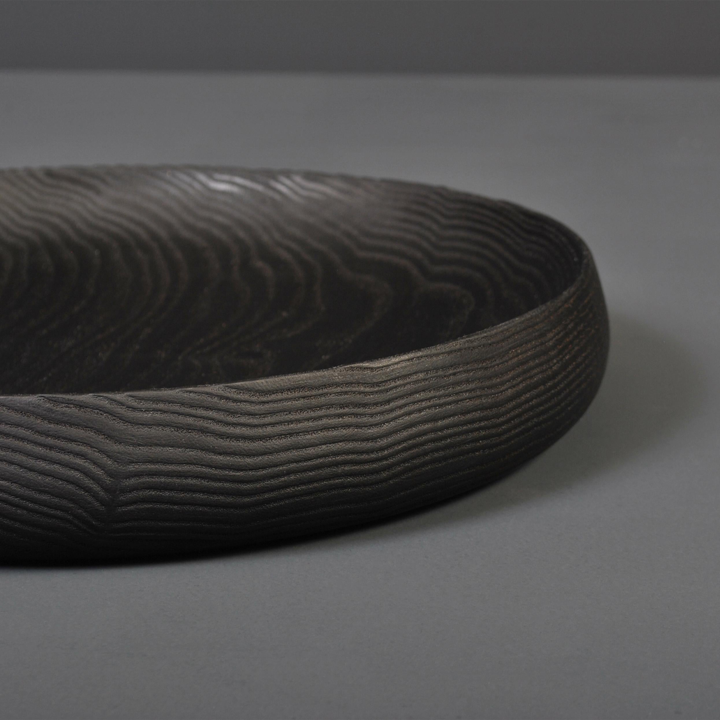 Handcrafted Ash Yakisugi Platter In New Condition For Sale In London, GB