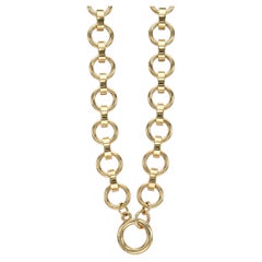 Handcrafted Astrid Annex 18K Yellow Gold Necklace  by Single Stone 