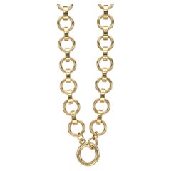 Handcrafted Astrid Annex 18K Yellow Gold Necklace by Single Stone