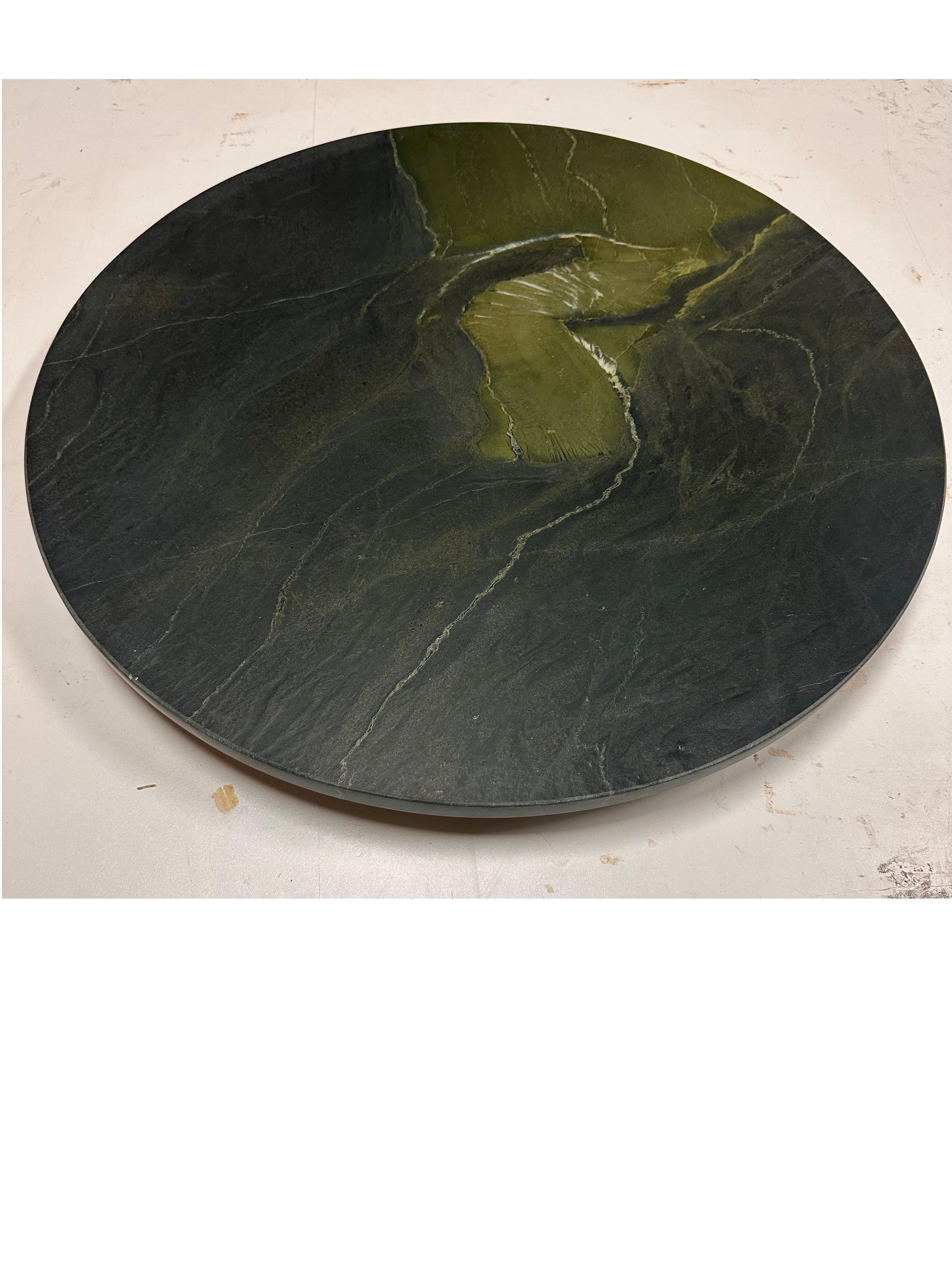 Canadian Handcrafted Avocatus Quartzite Top Lazy Susan 26