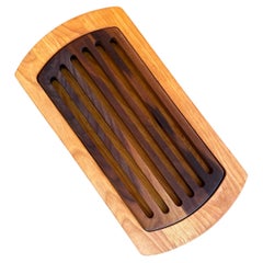 Handcrafted Birch and Black Walnut Two-Piece Cutting Board by John McLeod