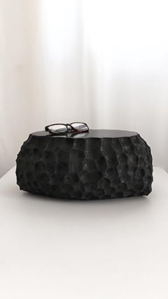 Vide Pochette in pietra fusa nera realizzata a mano da Atelier A, Grecia