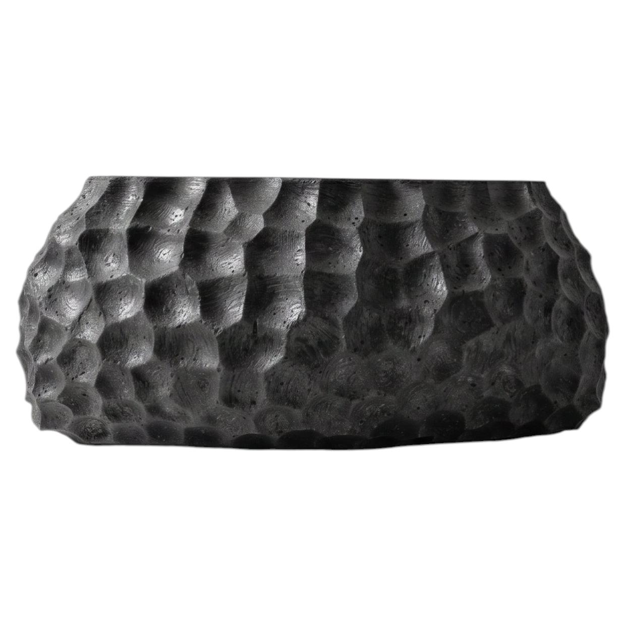 Black Cast Stone Vide Poche by Alentes Atelier, Greece For Sale