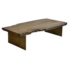 Handcrafted wooden coffee table