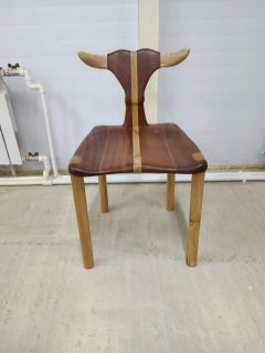 Handcrafted Buffalo Dining Chair in Solid Woods