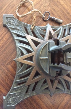 Handcrafted Cast Iron Art Deco Christmas Tree Stand