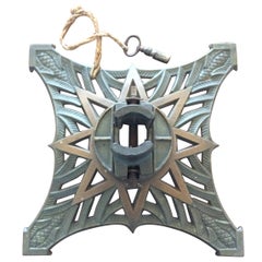 Handcrafted Cast Iron Art Deco Christmas Tree Stand