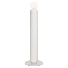 Handcrafted Ceramic Floor Lamp in White Glaze