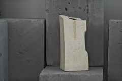 Handcrafted Ceramic Sculptural Vases (Set of 2) – Two Tone, Contemporary Design