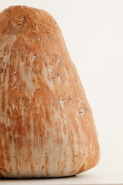 Escultura de cerámica artesanal, esmaltada satinada, de Flávia Soares, Brasil