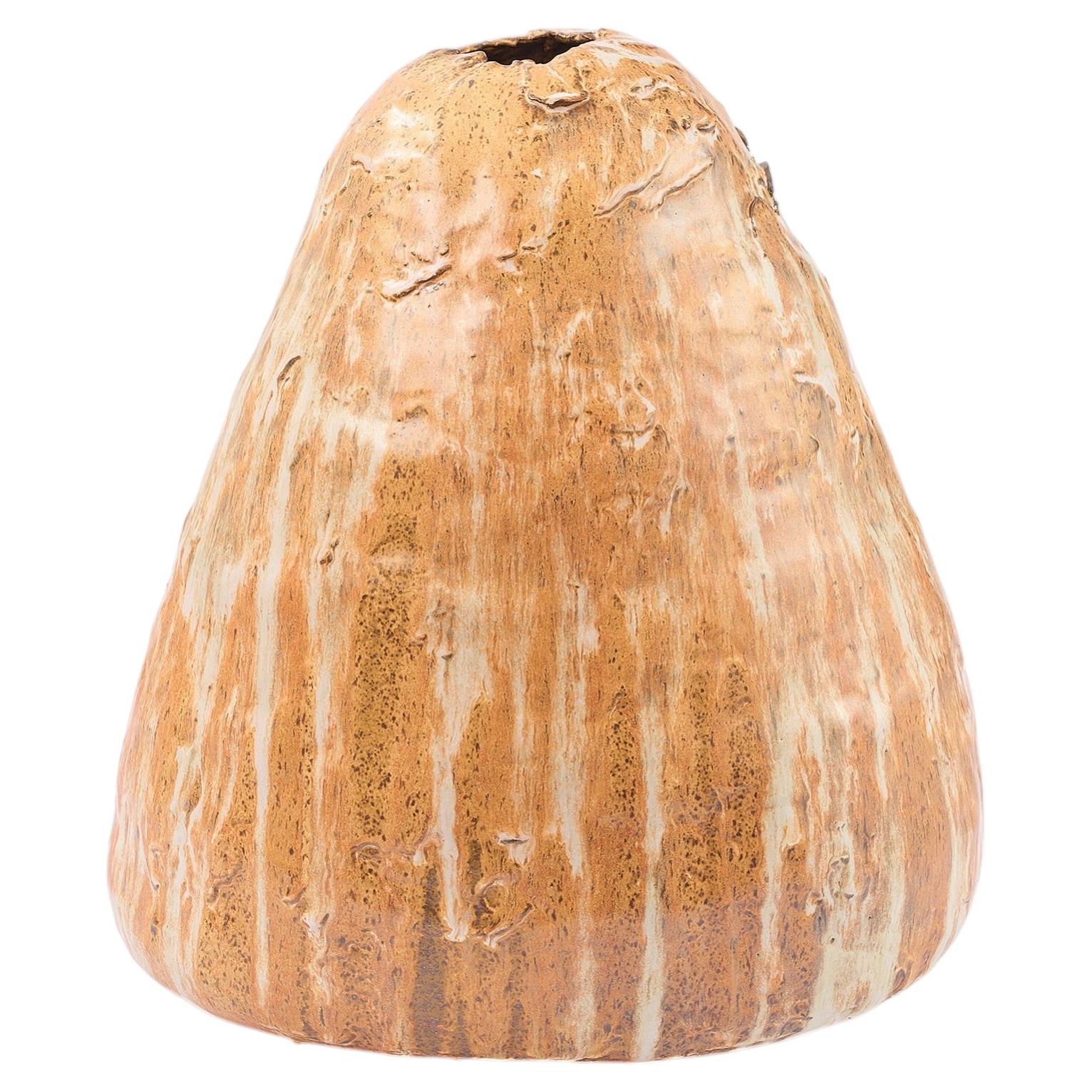 Handcrafted Ceramic Sculpture, Satin Glazed, by Flávia Soares, Brazil For Sale