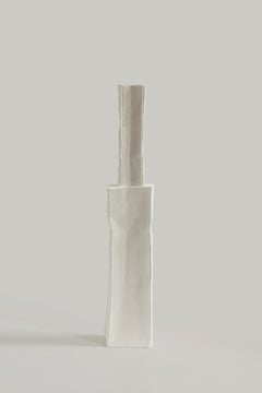 Handcrafted Ceramic Vases (Set of 2)- with Corrugated Texture