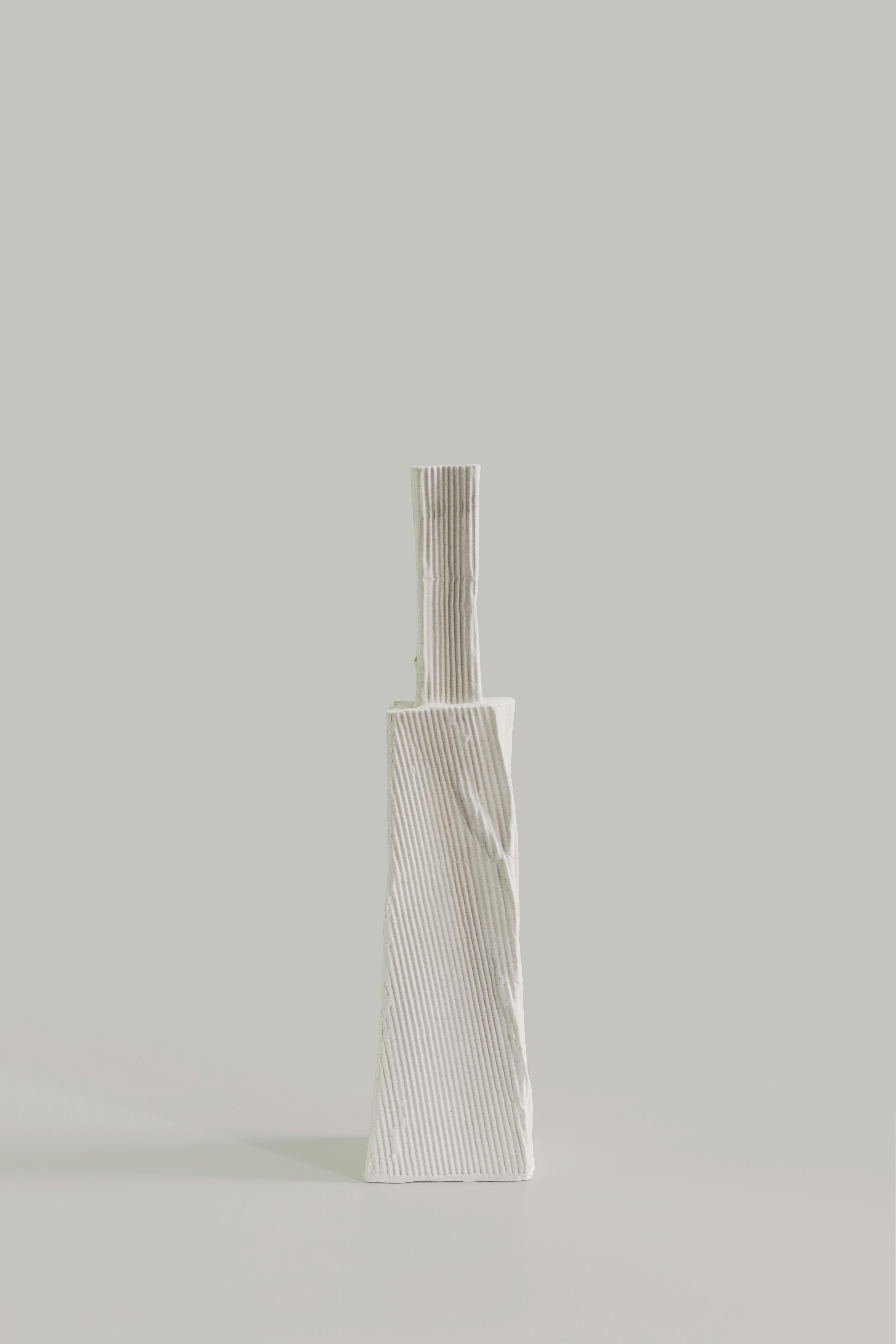 Vases en céramique fabriqués à la main (set de 2)- avec texture ondulée Neuf - En vente à 景德镇市, CN