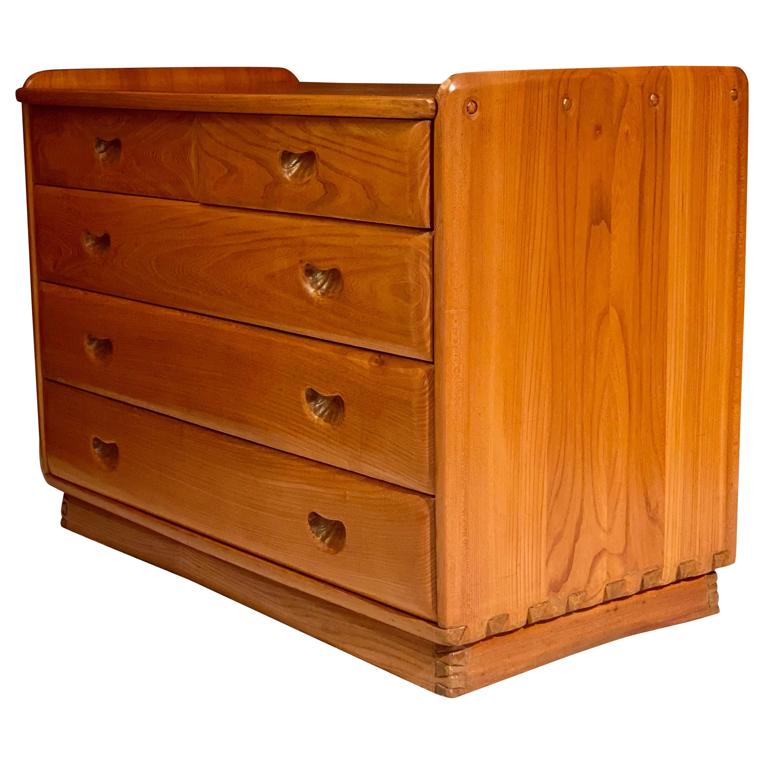 Handcrafted Chest of Drawers by Franz Xaver Sproll, 1940's