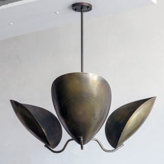 Handcrafted Chiton-3 Chandelier by Gallery L7