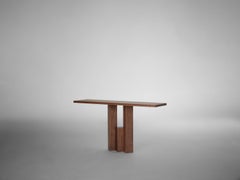 Handcrafted Console - Solid Walnut - Fenestra by Mokko