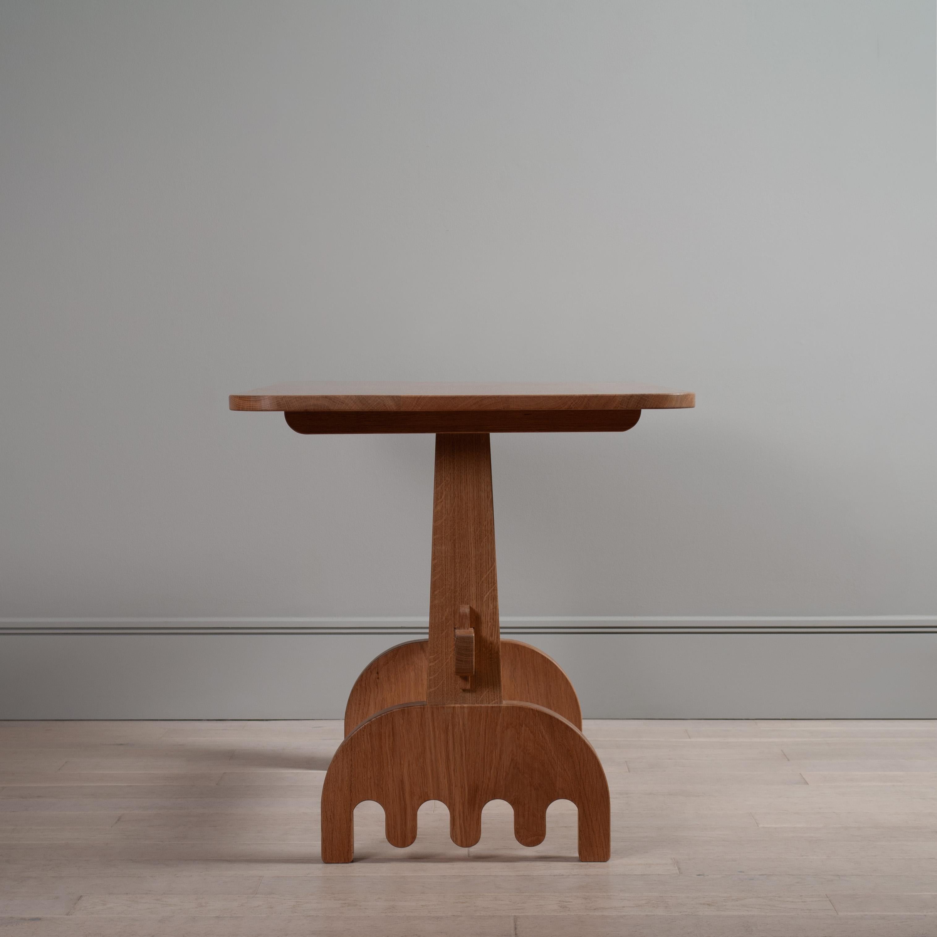 XXI secolo e contemporaneo Tavolo da refettorio in Oak Contemporary realizzato a mano in vendita